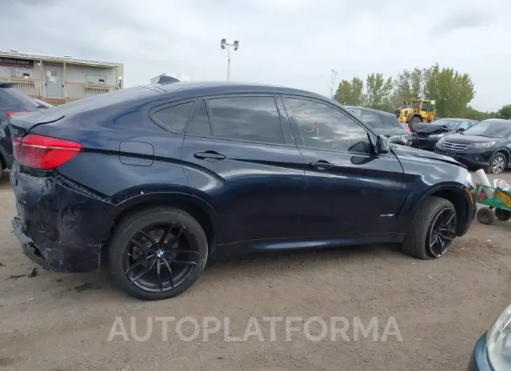 BMW X6 2015 vin 5UXKU2C5XF0N76315 from auto auction Iaai