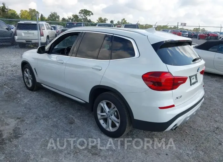 BMW X3 2019 vin 5UXTR7C56KLE96539 from auto auction Iaai