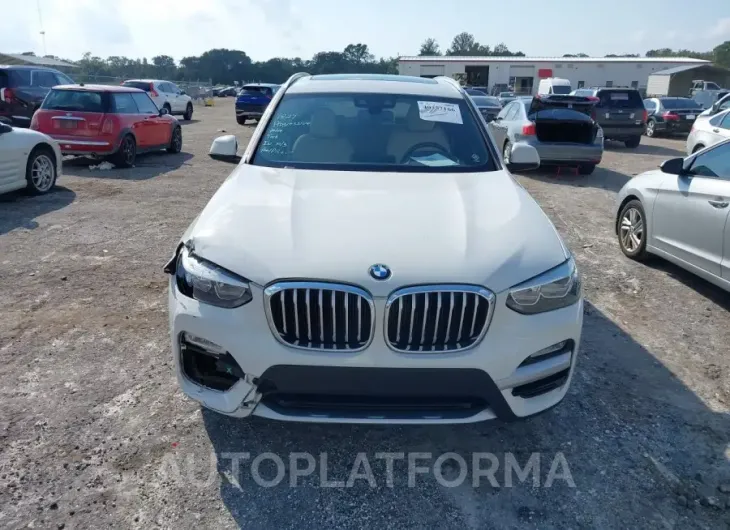 BMW X3 2019 vin 5UXTR7C56KLE96539 from auto auction Iaai