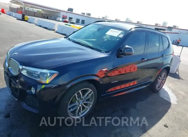 BMW X3 2017 vin 5UXWX7C58H0U41732 from auto auction Iaai