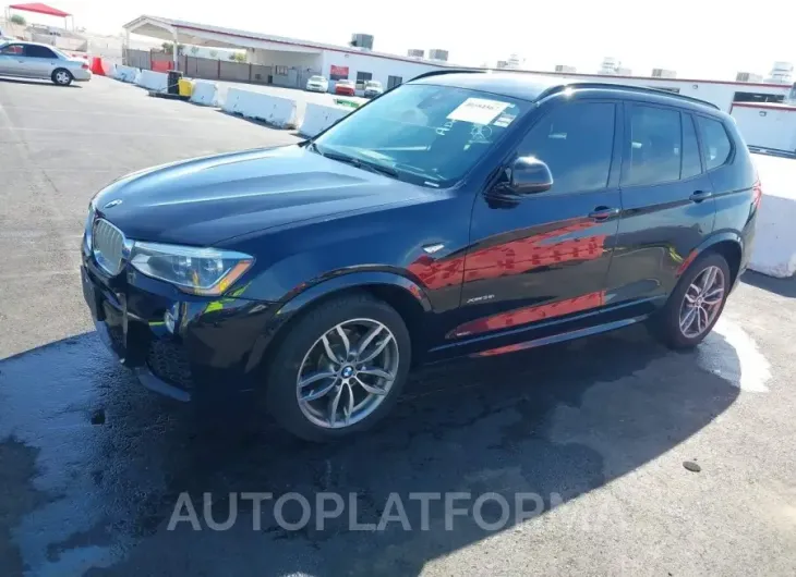 BMW X3 2017 vin 5UXWX7C58H0U41732 from auto auction Iaai