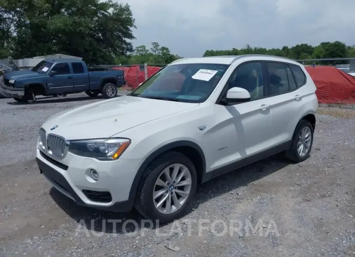 BMW X3 2016 vin 5UXWX9C51G0D79278 from auto auction Iaai