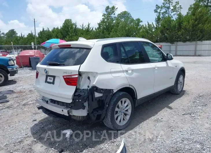 BMW X3 2016 vin 5UXWX9C51G0D79278 from auto auction Iaai