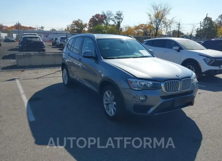 BMW X3 2015 vin 5UXWX9C57F0D46574 from auto auction Iaai