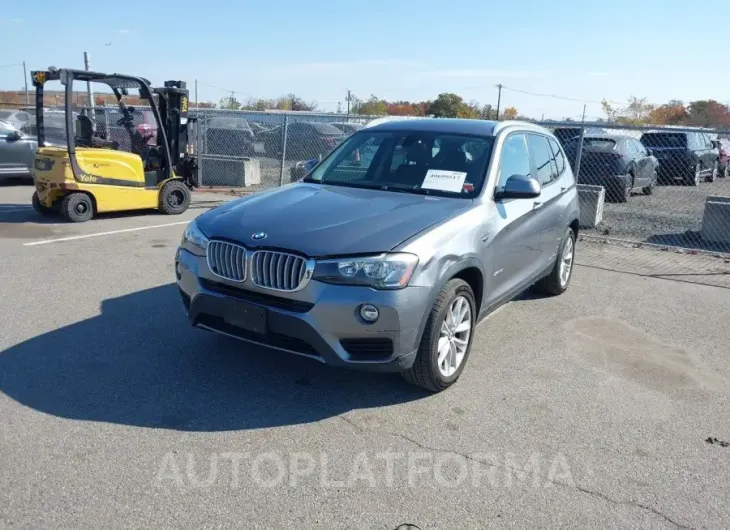 BMW X3 2015 vin 5UXWX9C57F0D46574 from auto auction Iaai