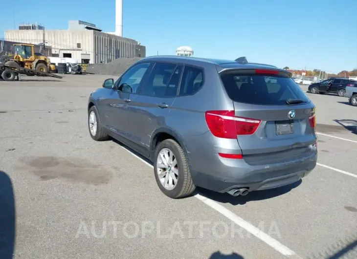 BMW X3 2015 vin 5UXWX9C57F0D46574 from auto auction Iaai