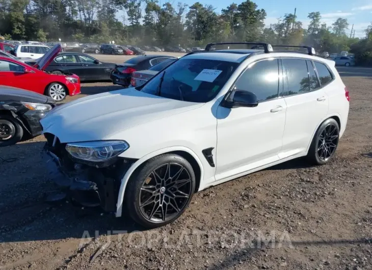 BMW X3 M 2021 vin 5YMTS0C08M9H25280 from auto auction Iaai