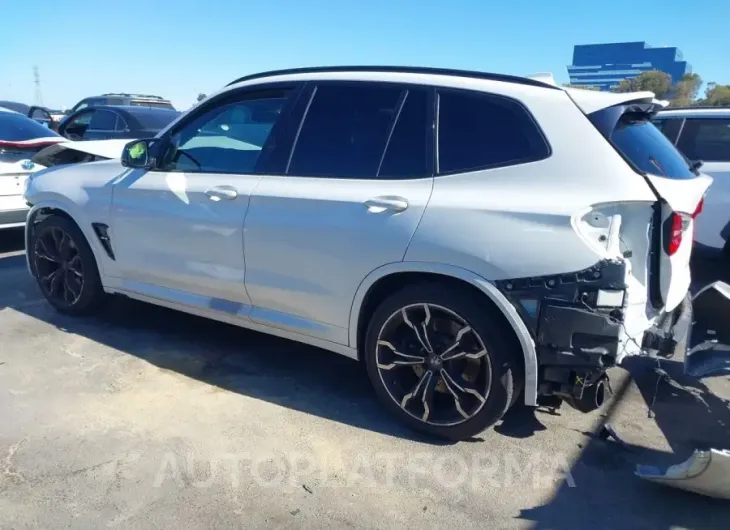 BMW X3 M 2020 vin 5YMTS0C0XL9B97112 from auto auction Iaai