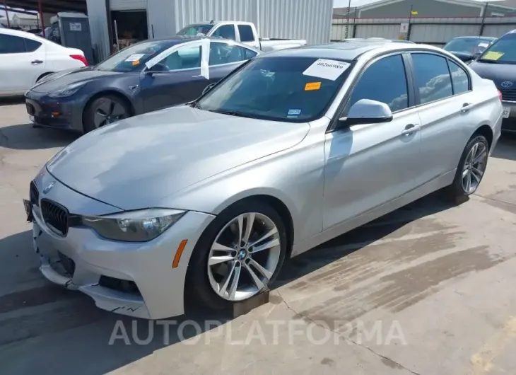 BMW 328I  2015 vin WBA3A5G51FNS91674 from auto auction Iaai