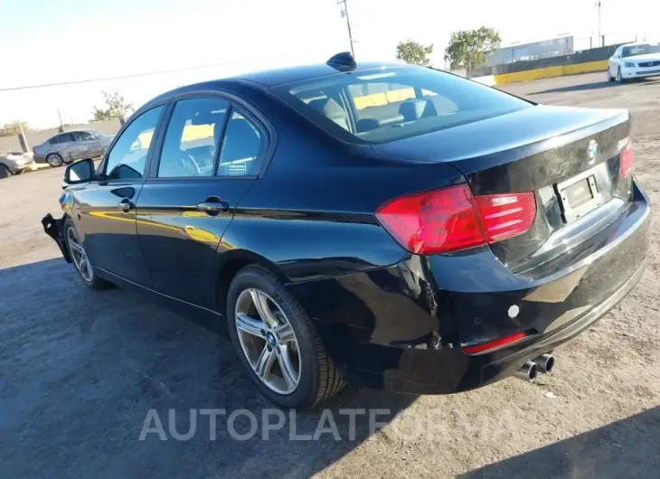 BMW 328I  2015 vin WBA3C1C57FK122298 from auto auction Iaai