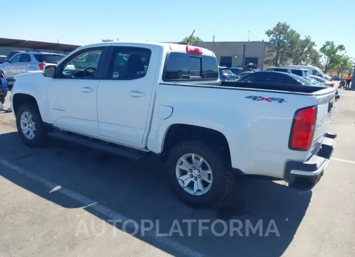 CHEVROLET COLORADO 2021 vin 1GCGTCEN1M1117372 from auto auction Iaai