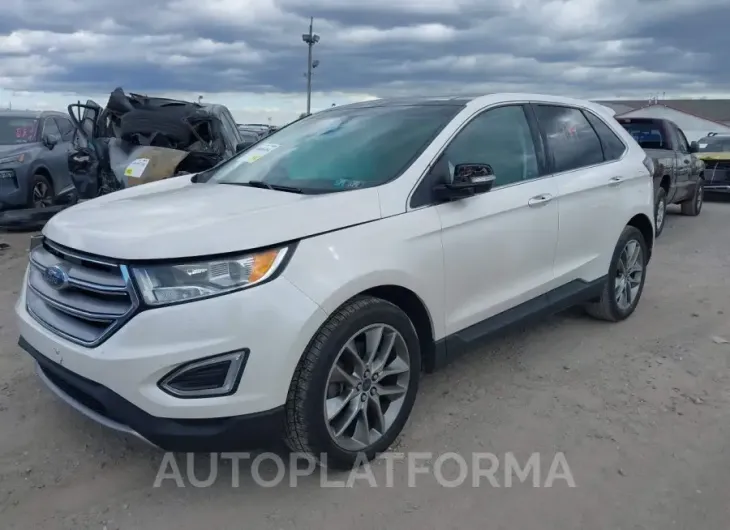 FORD EDGE 2015 vin 2FMTK4K8XFBC28477 from auto auction Iaai