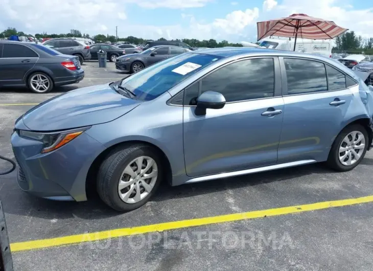 TOYOTA COROLLA 2020 vin JTDEPRAE8LJ062583 from auto auction Iaai