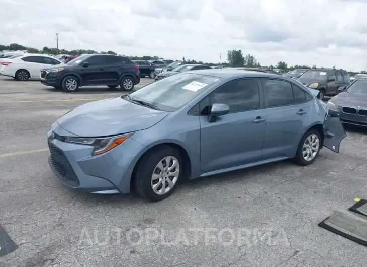 TOYOTA COROLLA 2020 vin JTDEPRAE8LJ062583 from auto auction Iaai