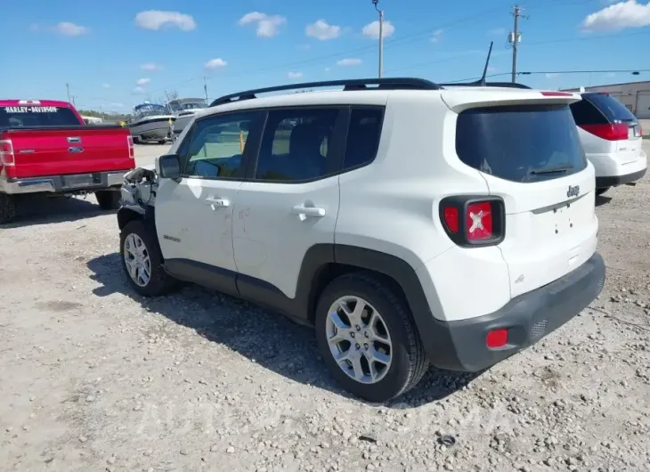 JEEP RENEGADE 2018 vin ZACCJABB4JPJ68442 from auto auction Iaai