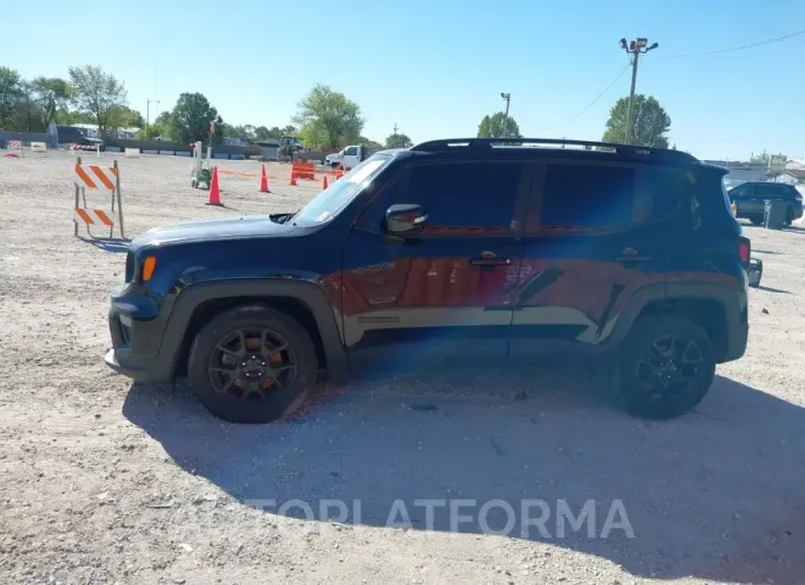 JEEP RENEGADE 2019 vin ZACNJABB6KPK43474 from auto auction Iaai