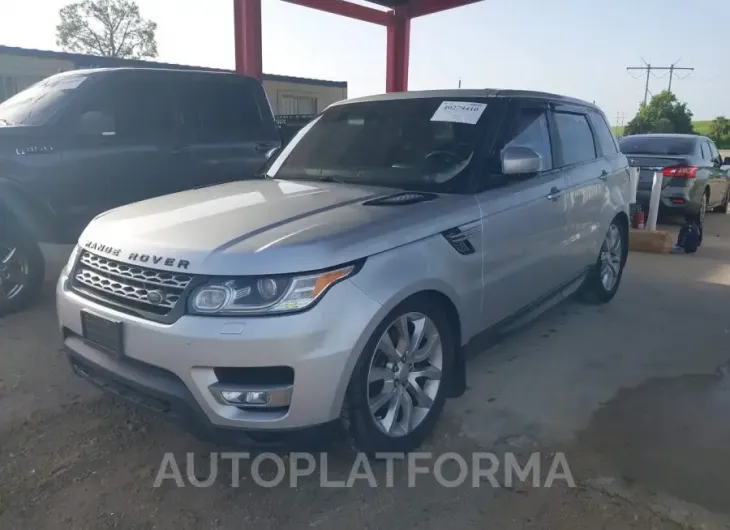 LAND ROVER RANGE ROVER SPORT 2016 vin SALWR2VF2GA647490 from auto auction Iaai