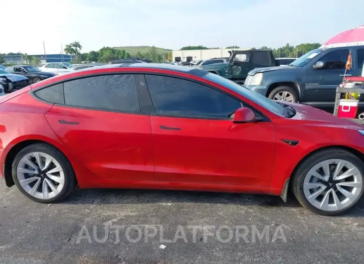 TESLA MODEL 3 2022 vin 5YJ3E1EB4NF264913 from auto auction Iaai