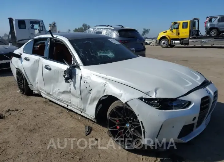 BMW M3 2024 vin WBS43AY00RFS39716 from auto auction Iaai