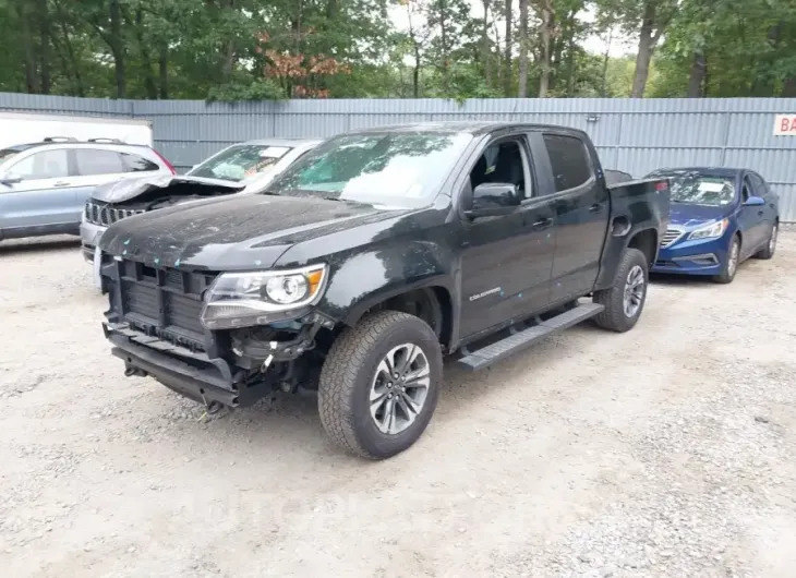 CHEVROLET COLORADO 2021 vin 1GCGTDEN9M1256624 from auto auction Iaai