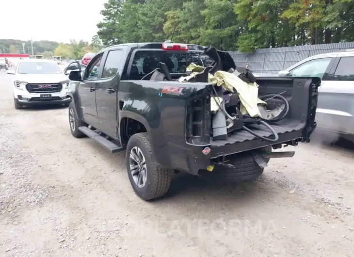 CHEVROLET COLORADO 2021 vin 1GCGTDEN9M1256624 from auto auction Iaai