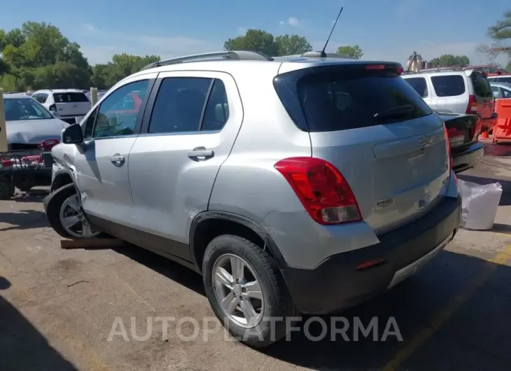 CHEVROLET TRAX 2015 vin 3GNCJRSB4FL191552 from auto auction Iaai