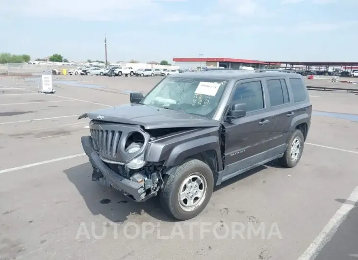 JEEP PATRIOT 2017 vin 1C4NJPBB2HD153316 from auto auction Iaai