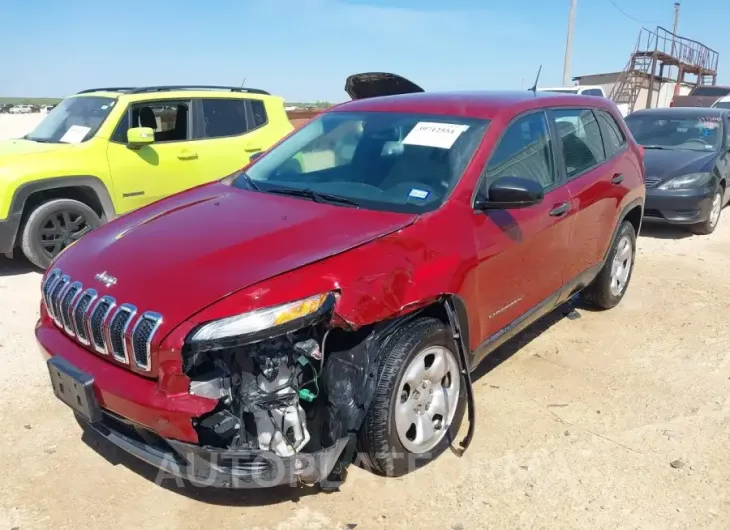 JEEP CHEROKEE 2015 vin 1C4PJLAB1FW530917 from auto auction Iaai