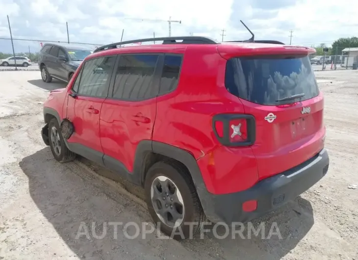 JEEP RENEGADE 2017 vin ZACCJAAB7HPE52601 from auto auction Iaai