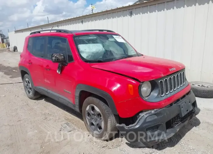 JEEP RENEGADE 2017 vin ZACCJAAB7HPE52601 from auto auction Iaai