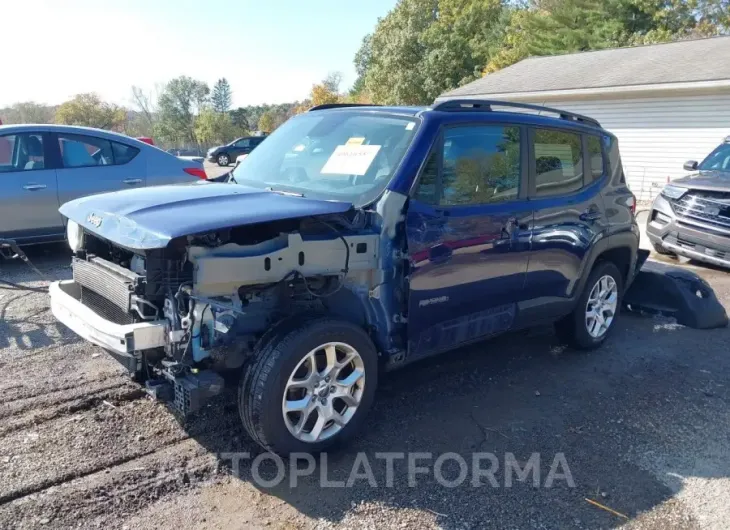 JEEP RENEGADE 2016 vin ZACCJBBT1GPC54690 from auto auction Iaai