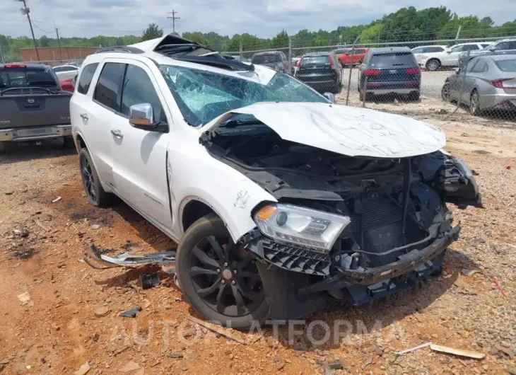 DODGE DURANGO 2016 vin 1C4RDJEG2GC341464 from auto auction Iaai