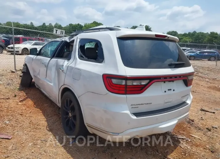 DODGE DURANGO 2016 vin 1C4RDJEG2GC341464 from auto auction Iaai