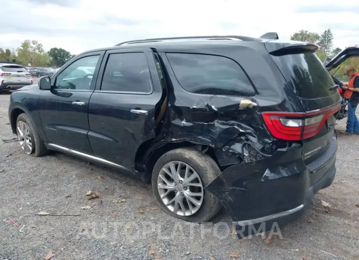 DODGE DURANGO 2015 vin 1C4RDJEG6FC917636 from auto auction Iaai