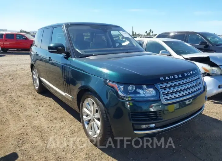 LAND ROVER RANGE ROVER 2017 vin SALGS2FK9HA322325 from auto auction Iaai