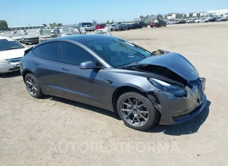 TESLA MODEL 3 2022 vin 5YJ3E1EB9NF184247 from auto auction Iaai