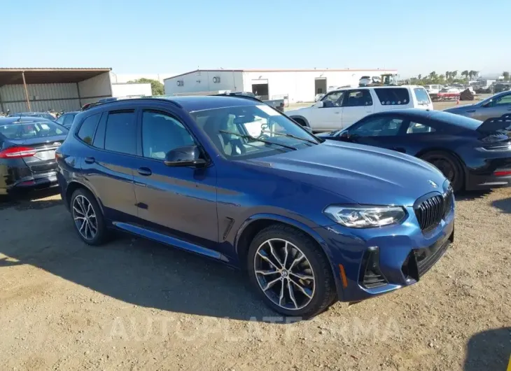 BMW X3 2022 vin 5UX83DP06N9K53784 from auto auction Iaai