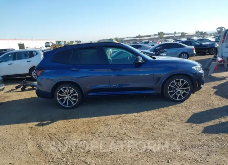 BMW X3 2022 vin 5UX83DP06N9K53784 from auto auction Iaai