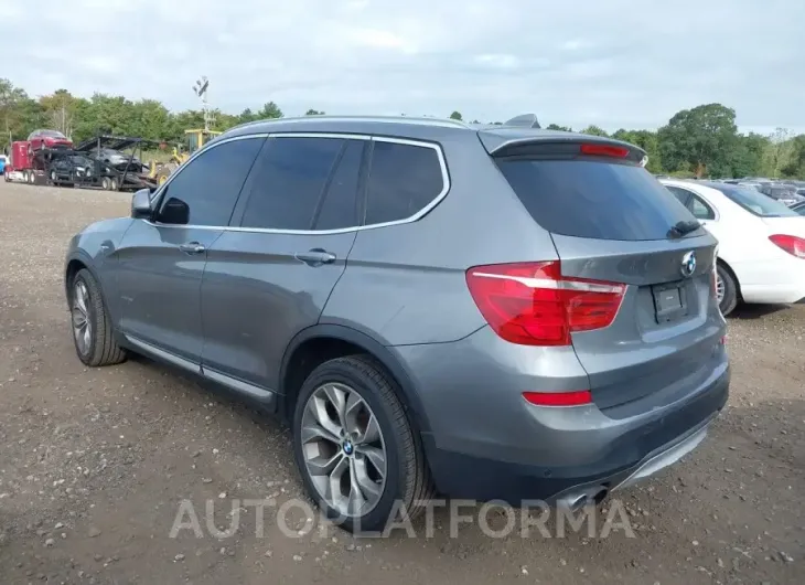 BMW X3 2015 vin 5UXWX7C56F0K34270 from auto auction Iaai