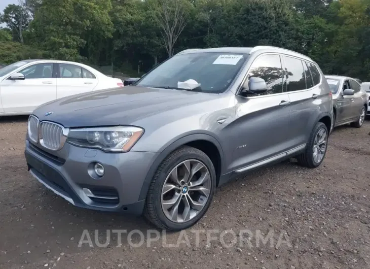 BMW X3 2015 vin 5UXWX7C56F0K34270 from auto auction Iaai