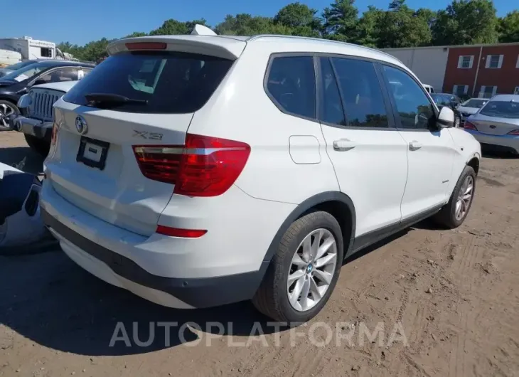 BMW X3 2016 vin 5UXWX9C50G0D65744 from auto auction Iaai