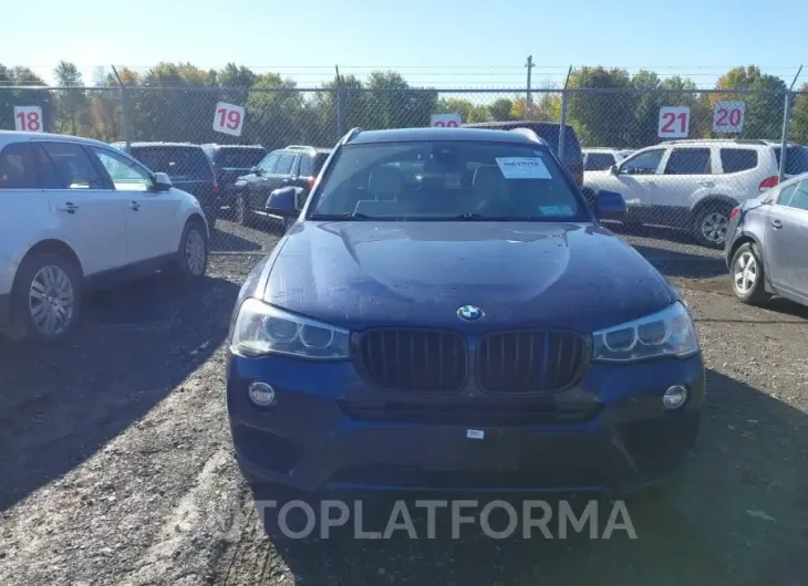 BMW X3 2016 vin 5UXWX9C57G0D95338 from auto auction Iaai