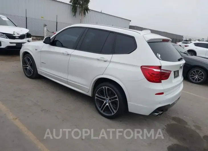 BMW X3 2017 vin 5UXWZ7C35H0X43357 from auto auction Iaai