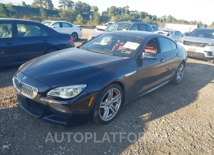 BMW 650I GRAN COUPE 2016 vin WBA6D6C52GGF94746 from auto auction Iaai