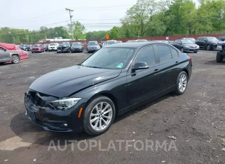 BMW 320I 2018 vin WBA8A3C51JA489512 from auto auction Iaai