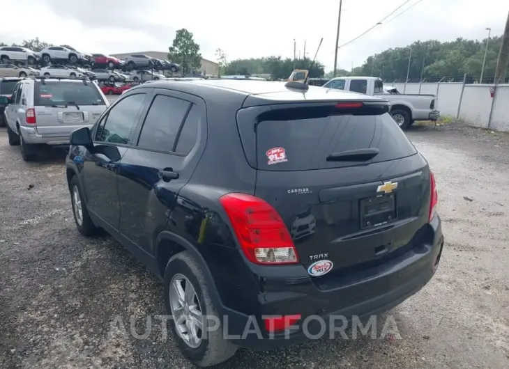 CHEVROLET TRAX 2020 vin KL7CJKSBXLB086783 from auto auction Iaai