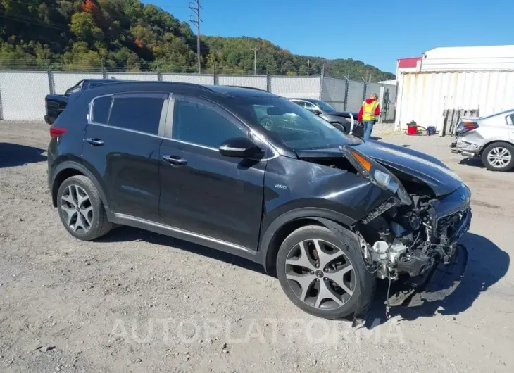 KIA SPORTAGE 2019 vin KNDPRCA62K7509669 from auto auction Iaai