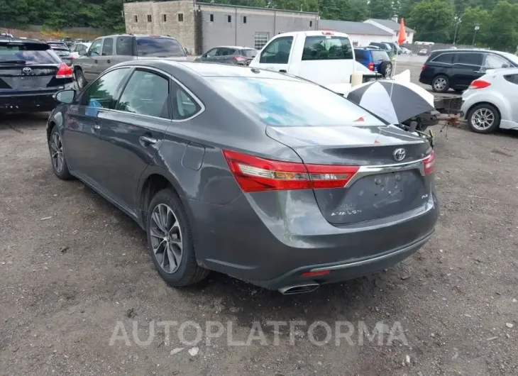 TOYOTA AVALON 2016 vin 4T1BK1EBXGU219405 from auto auction Iaai