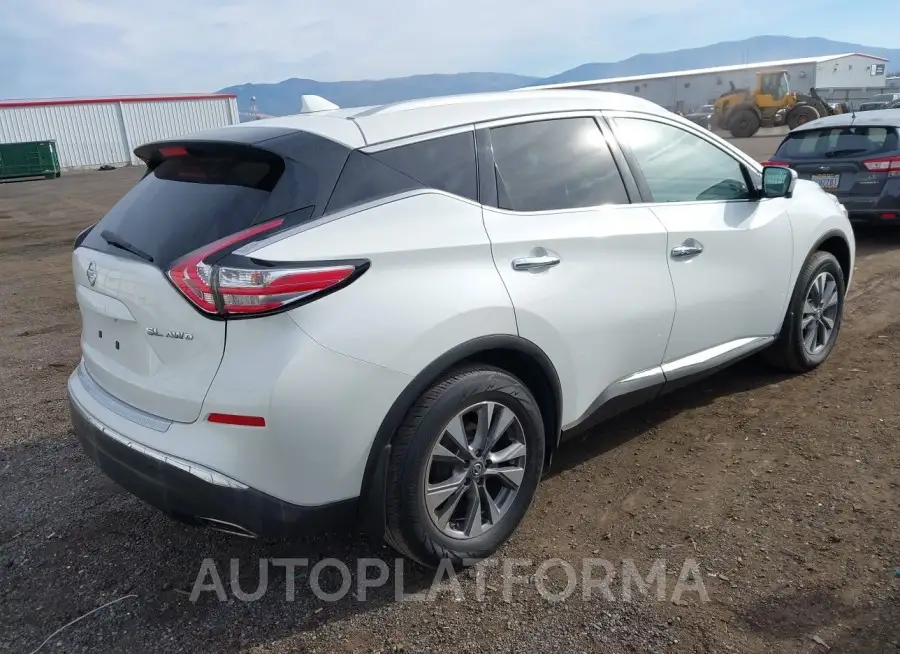 NISSAN MURANO 2017 vin 5N1AZ2MH6HN107392 from auto auction Iaai