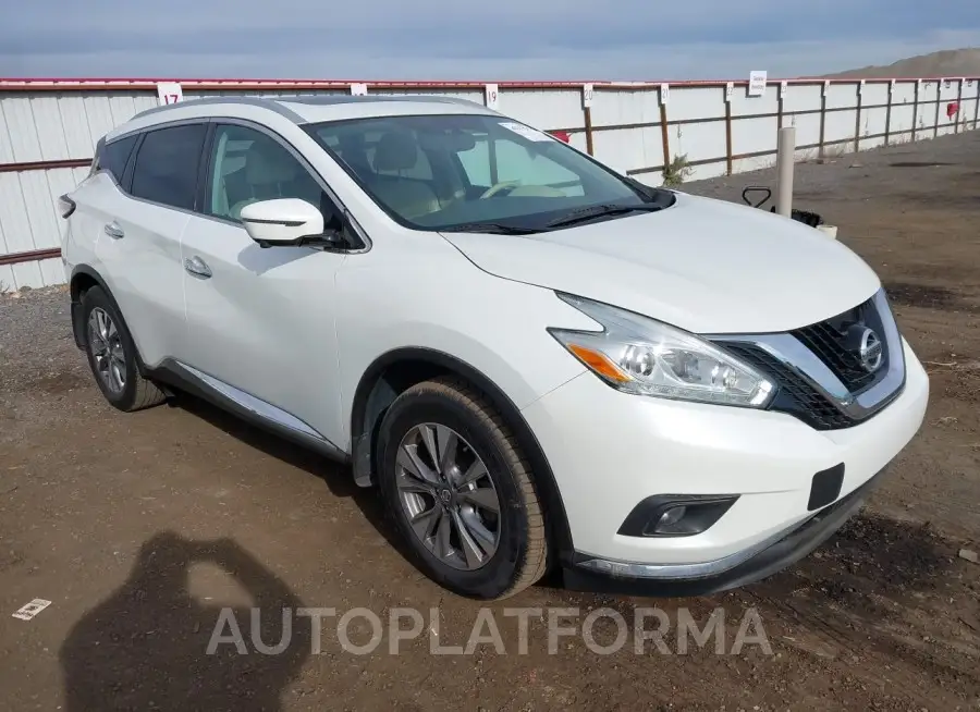 NISSAN MURANO 2017 vin 5N1AZ2MH6HN107392 from auto auction Iaai